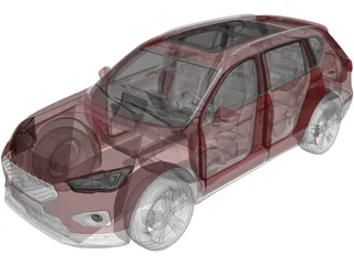 Seat Tarraco Excellence (2021) 3D Model preview