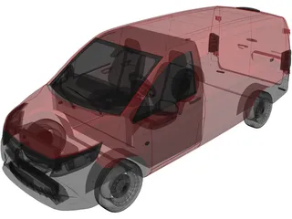 Mercedes-Benz Metris Cargo Van (2021) 3D Model preview