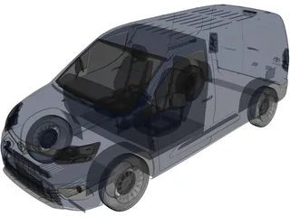 Toyota ProAce City Van (2021) 3D Model preview