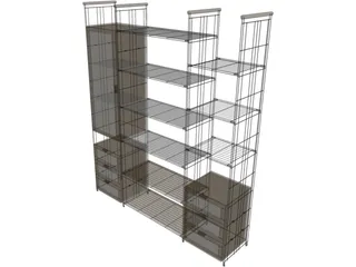 Balton Regal Shelf 3D Model preview