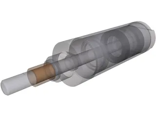 Air Cylinder 3D Model preview