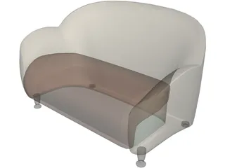 Sweet Sofa 3D Model preview