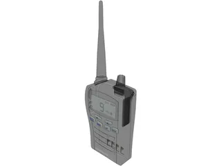 Radio VHF Dragoon 56 BH188 3D Model preview