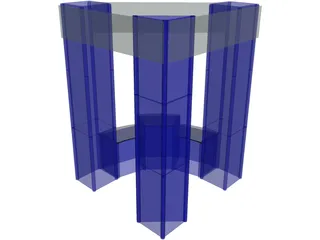 Tradeshow Display 3D Model preview