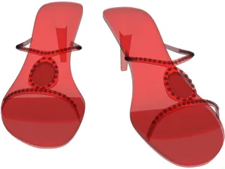 High Heel Shoes 3D Model preview