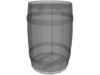 Barrel 3D Model preview