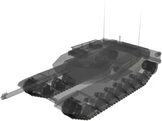 M1A1 Abrams 3D Model preview