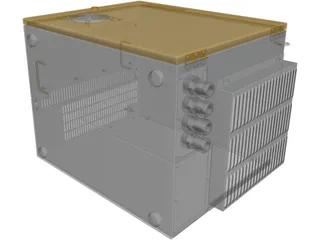Fanuc Robotics RJ3 A-Size Control Cabinet 3D Model preview