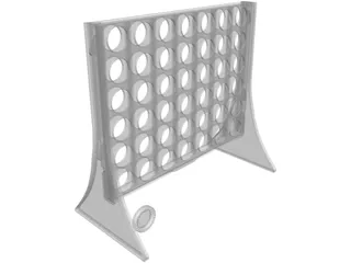 Connect Four 3D Model preview