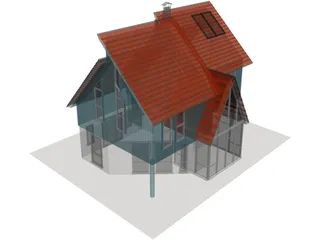 Cottage 3D Model preview