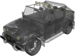 UAZ [Tuned] 3D Model preview