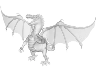 Dragon 3D Model preview