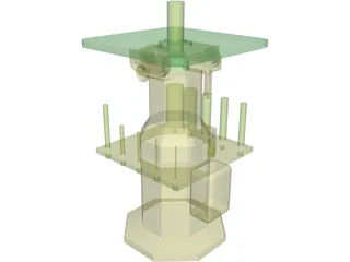 Spindle Sander Jet OVS_10 3D Model preview