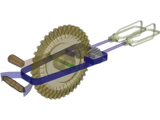 Egg Beater 3D Model preview