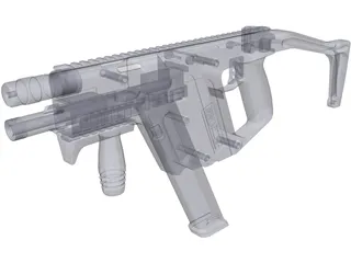 SMG Vector 45ACP 3D Model preview