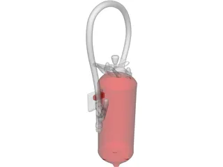 Fire Extinguisher 3D Model preview
