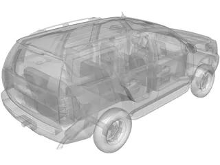 Chevrolet Tahoe (2007) 3D Model preview