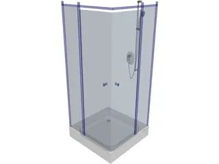 Shower 3D Model preview