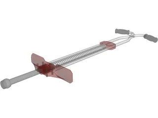 Pogo Stick 3D Model preview