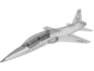 Northrop T-38 Talon 3D Model preview