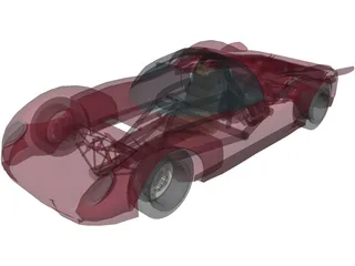 Ferrari Concept 3D Model preview