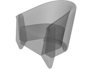 Armchair 3D Model preview