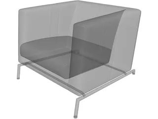 Armchair 3D Model preview