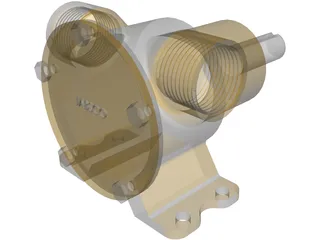 Self Primed Pump 3D Model preview