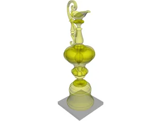 Americas Cup Trophy 3D Model preview