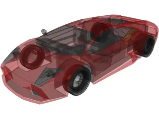 Lamborghini LP640 3D Model preview