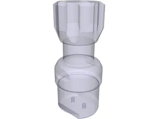 Pressure-Reducing Regulator 3D Model preview