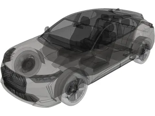 Citroen DS4 (2021) 3D Model preview