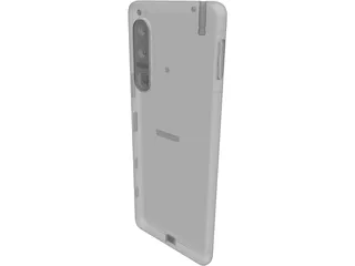 Sony XPERIA 5 3 lll 3D Model preview