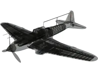 IL-2M Avenger 3D Model preview