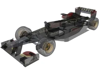 Lotus E21 F1 (2013) 3D Model preview