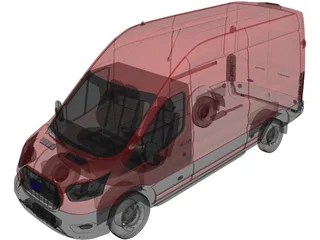 Ford Transit (2021) 3D Model preview