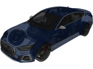 Audi S5 Sportback (2021) 3D Model preview