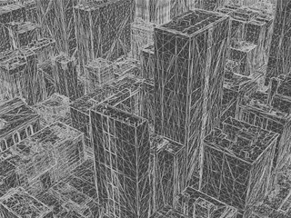 Chicago City, USA (2021) 3D Model preview