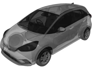 Honda Jazz (2021) 3D Model preview