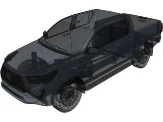 Toyota Hilux G6 2.8 (2022) 3D Model preview