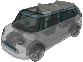 Daihatsu Wai Wai Concept (2019) 3D Model preview