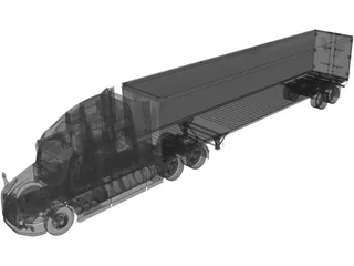 Volvo VNL 860 (2018) 3D Model preview