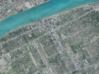 Windsor City, Canada (2021) 3D Model preview