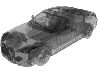 BMW i4 (2022) 3D Model preview