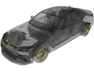 BMW M5 CS (2022) 3D Model preview