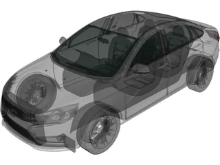 Lada Vesta Sedan (2015) 3D Model preview