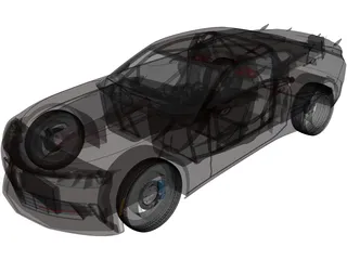 Chevrolet Camaro COPO (2016) 3D Model preview