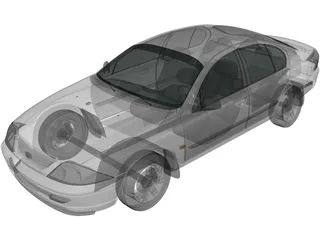 Ford Falcon (2000) 3D Model preview