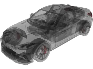 BMW M2 CS (2020) 3D Model preview