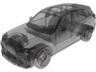 BMW X5M Competition (2020) 3D Model preview